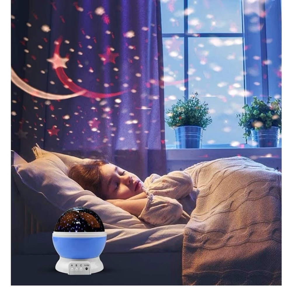 Galaxy Dream Kids Projector Lamp - Blue and Pink